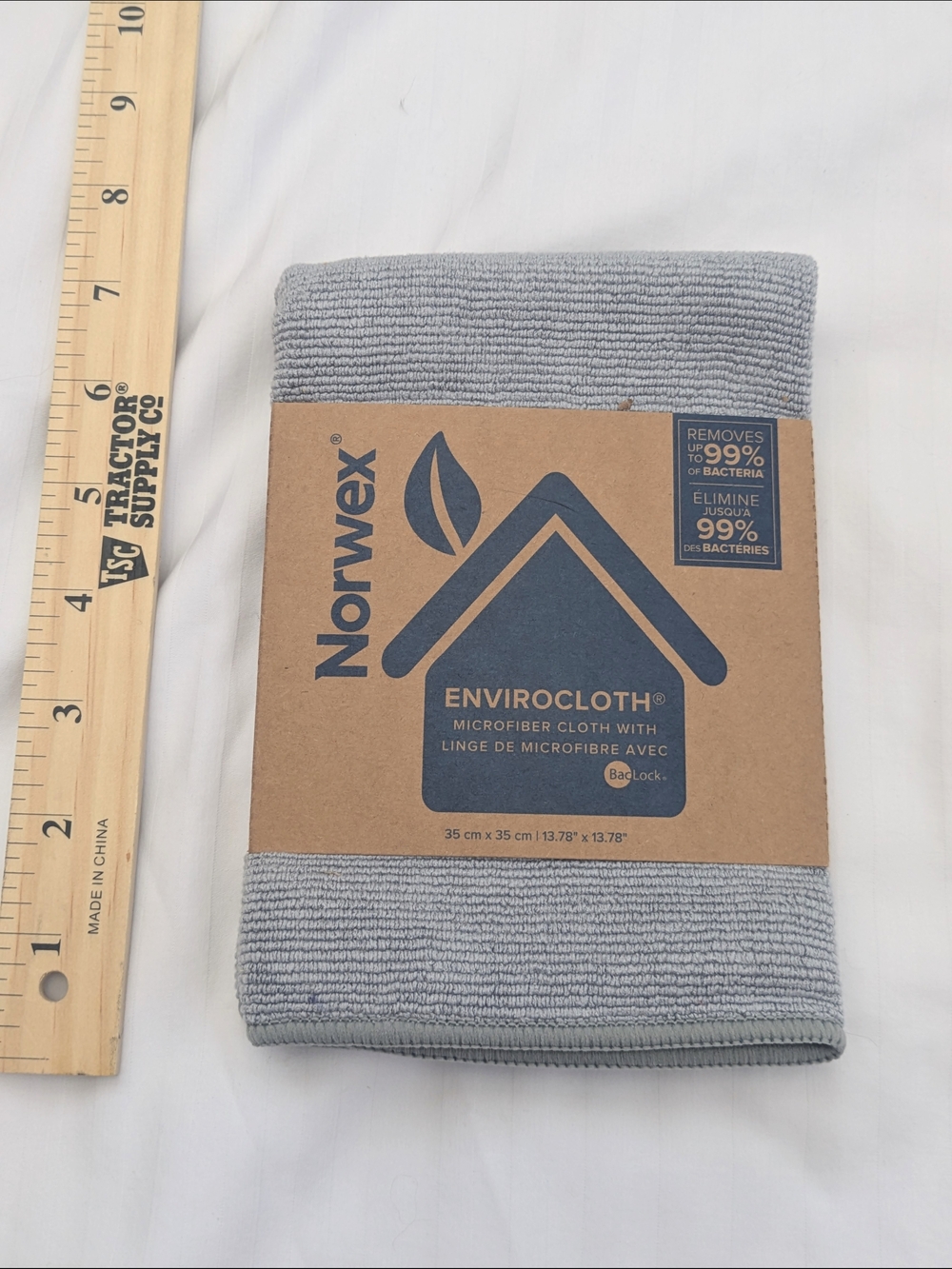 Norwex Gray EnviroCloth Microfiber Cleaning Towel